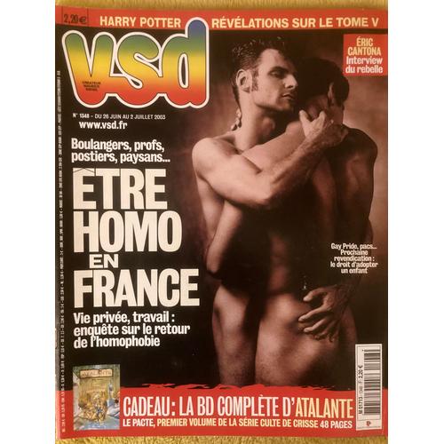 Vsd N 1348 (26/06/2003) - Eric Cantona - Être Homo En France, Vie Privée & Travail - Harry Potter - Joy Bryant - Viaduc De Millau...