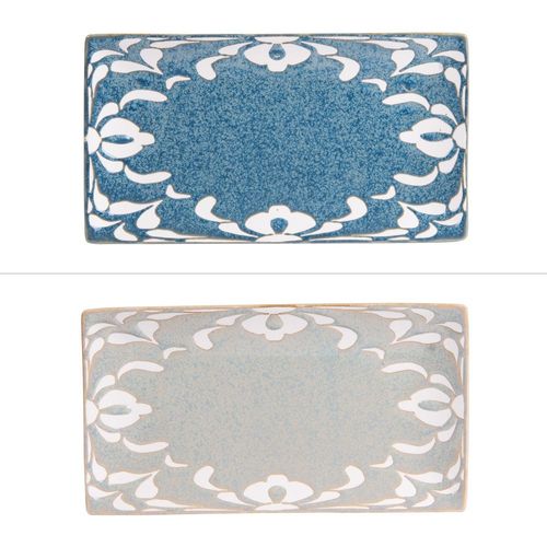 Plat Rectangle Alcazar 29x16 Cm (1 Modèle Aléatoire)