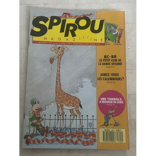 Spirou Magazine N°2.701 - 52e Année - Bc-Bd Le Petit Coin De La Bande Dessinée - 