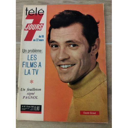 Télé 7 Jours 417 Claude Giraud Claude Santelli Paul Meurisse Georges Simenon Anny Duperrey Janine Vila