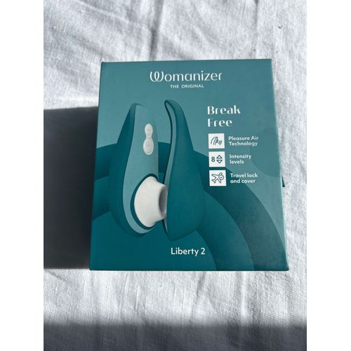 Womanizer Liberty 2 Vert Avec Éléments De Nettoyage Et Lubrifiant
