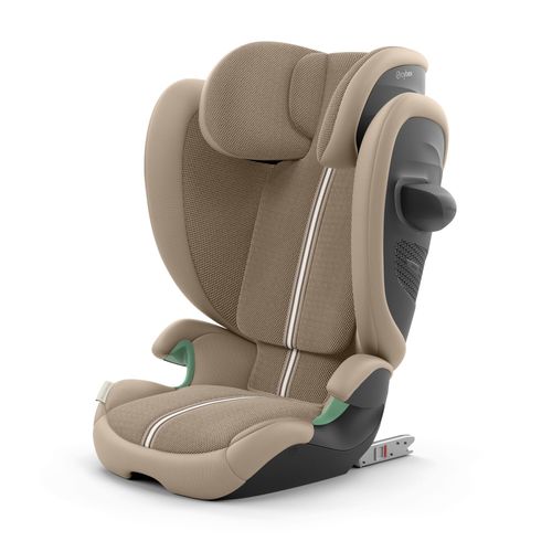 Siège Auto Pliable I-Size Solution G2 I-Fix Tissu Plus Almond Beige - Cybex Gold