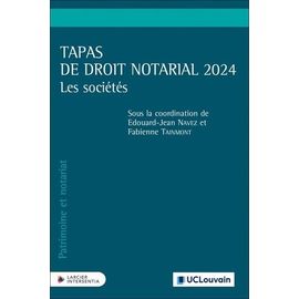 Tapas De Droit Notarial 2024 - Les Sociétés