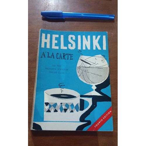 Helsinki À La Carte Guide Touristique Vintage En Anglais