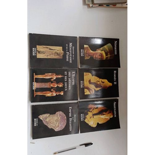 Lot De 6 Livres Édition Du Rocher Néfertiti Ramsès 2 Akhenaton L'égypte Des Ds Et Des Dieux Histoire De L'empire Byzantin Histoire De La Mésopotamie Et De La Perse