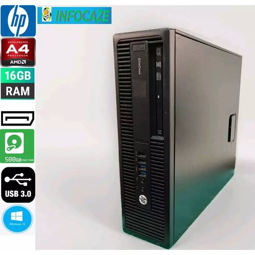 HP ELITEDESK 705 G1 SFF AMD A4 PRO-7300B - 3.8 Ghz - Ram 16 Go - HDD 500 Go
