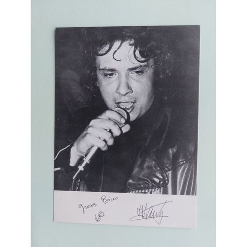 Carte Postale Dédicacée Michel Sardou