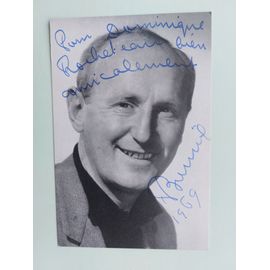 Photo Bourvil Dédicacée