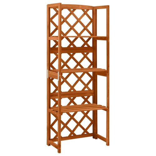 Vidaxl Treillis Avec Étagères 55x30x140 Cm Bois De Sapin Massif