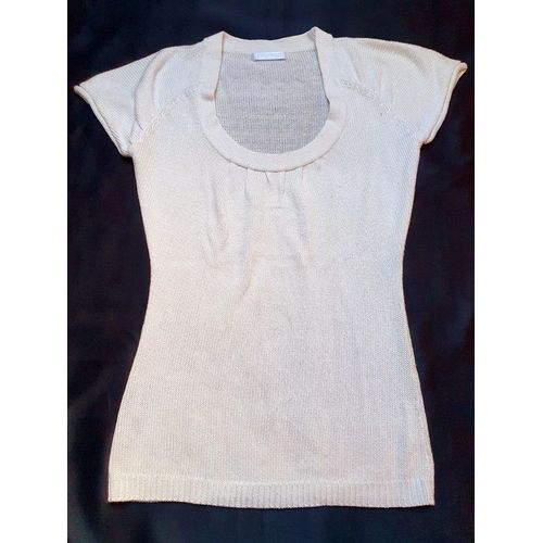 Pull Manches Courtes Blanc