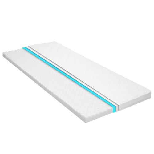 vidaXL Sur-matelas 80 x 200 cm Mousse froide Profil d'?uf 6 cm