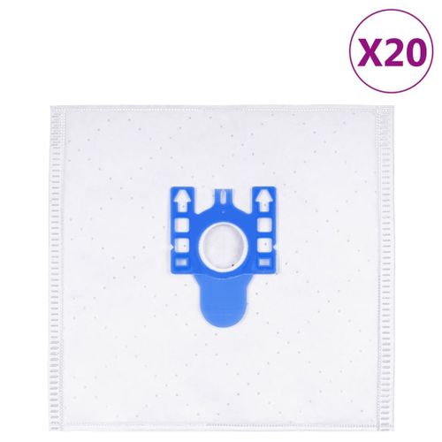 vidaXL Sacs daspirateur pour Miele type GNH 20 pcs