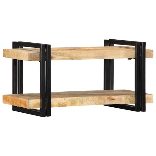 Vidaxl Étagère Murale 70x33x35 Cm Bois De Manguier Massif Brut