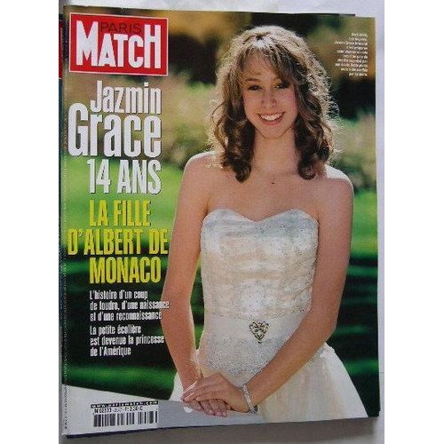 Paris Match  N° 2977 : Jazmin Grace 14 Ans - La Fille D'albert De Monaco