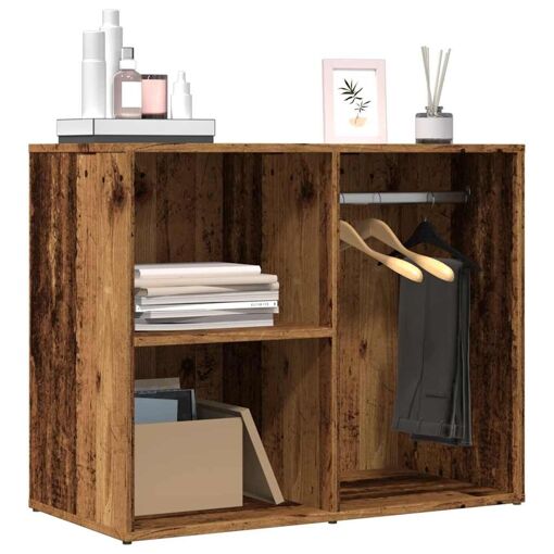 vidaXL Armoire de dressing vieux bois 80x40x65 cm bois d'ingénierie