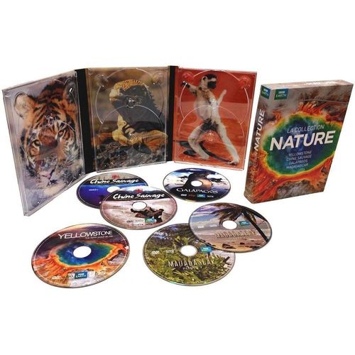 Bbc Earth : Yellowstone + Madagascar + Chine Sauvage + Galapagos - Pack