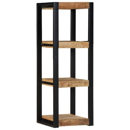Vidaxl Étagère Murale 35x35x100 Cm Bois De Manguier Brut Massif