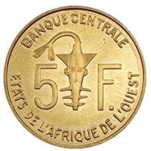 Pièce 5 Francs Afrique De L'ouest - 1985