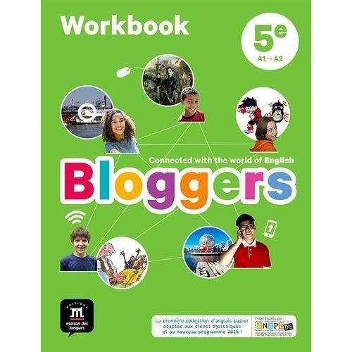 Anglais 5e A1-A2 Bloggers - Workbook