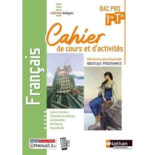 Français 1re/Tle Bac Pro - Cahier De Cours Et D'activités