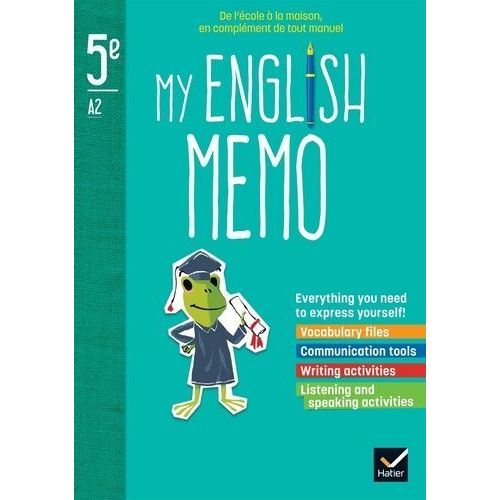 Anglais 5e My English Memo