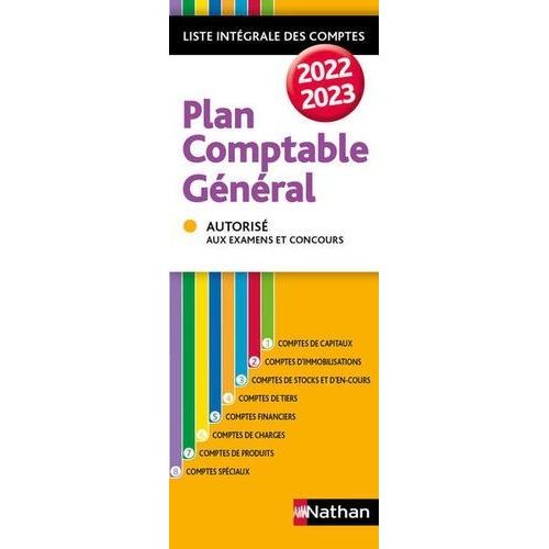 Plan Comptable Général - Liste Intégrale Des Comptes