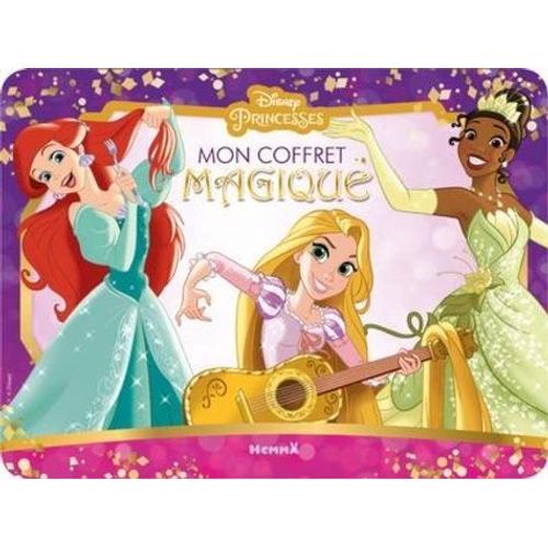 Mon Coffret Magique Disney Princesses - Avec 1 Livre Jeux Et Coloriages, 3 Jolis Signets, 4 Pages D'autocollants, 6 Crayons De Couleur, 1 Masking Tape, 1 Feuille De Tatouages, Des Strass, 1...