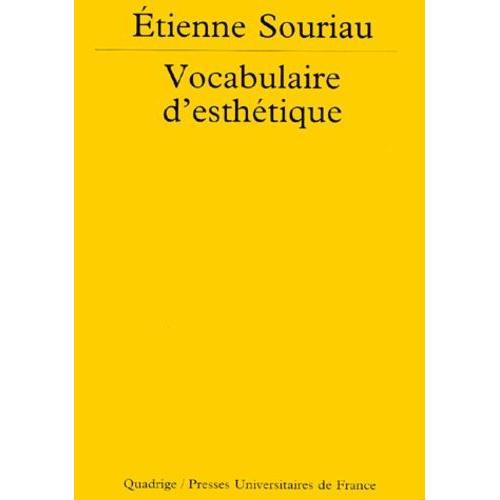 Vocabulaire D'esthétique