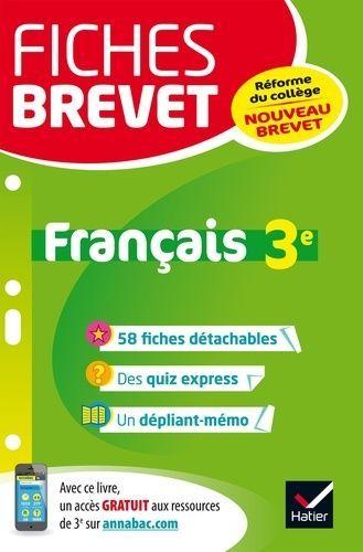 Français 3e - Nouveau Brevet