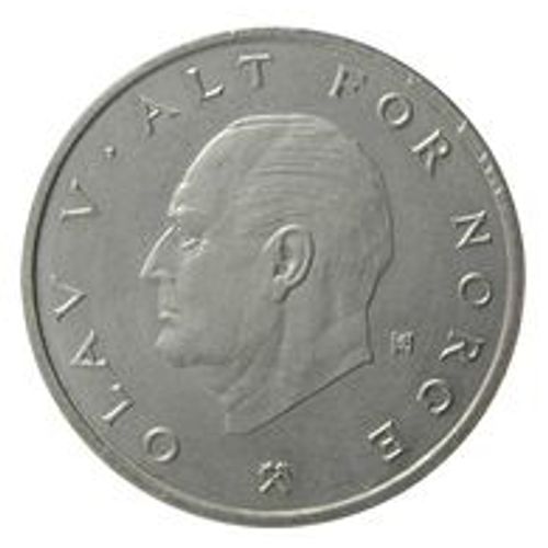 Pièce 1 Couronne Olav V Norvège - 1982