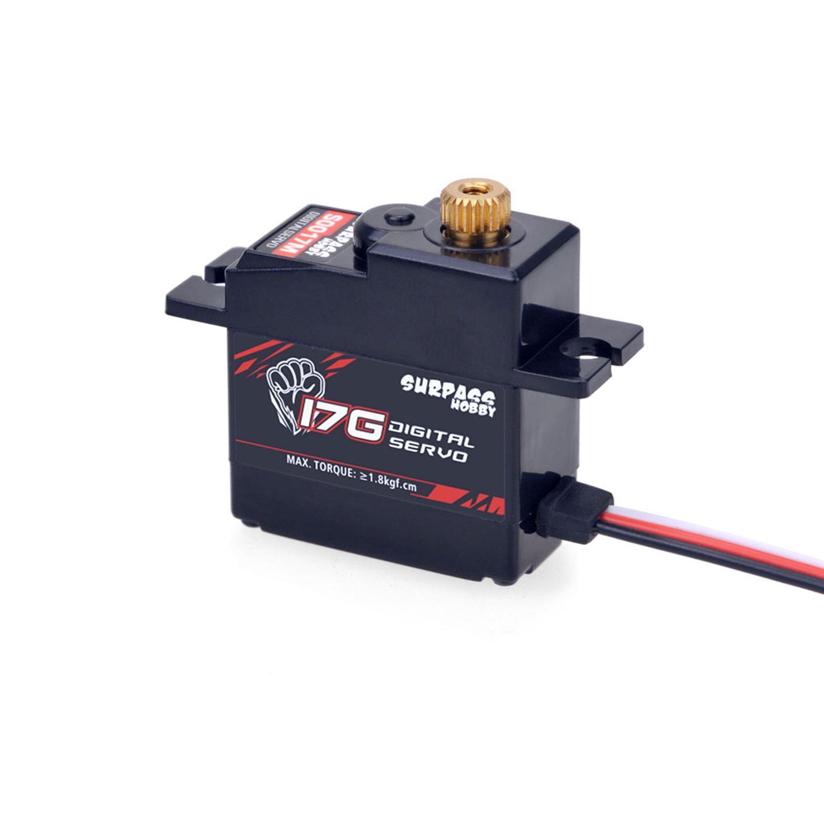 5x S0017m 17g Engrenage En MTal 1.8kg Servo NumRique Pou... - 3