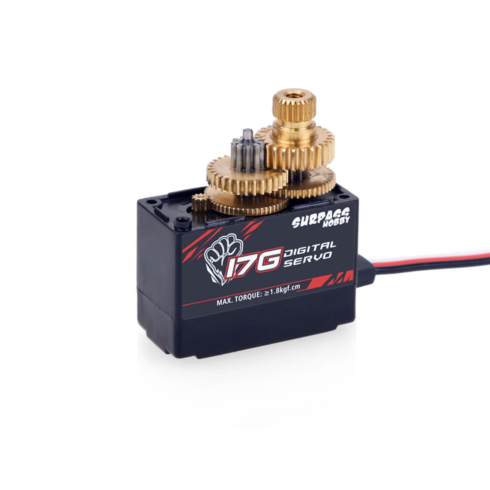 5x S0017m 17g Engrenage En MTal 1.8kg Servo NumRique Pou... - 4