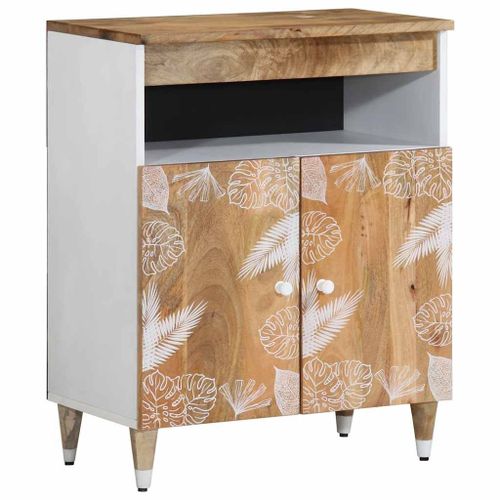Vidaxl Buffet 60x33,5x75 Cm Bois De Manguier Massif