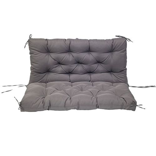 Coussin Fauteuil Jardin Dossier Haut, Antidérapant Épaissir Coussin De Chaise Berçante, Épais Intérieur Extérieur Patio Chaise Longue Coussin(Pas De Chaise)(100*100*10cm,Gris Foncé 1 Pièce)