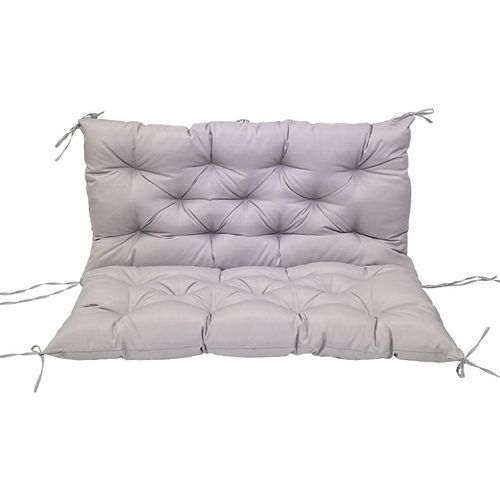 Coussin Fauteuil Jardin Dossier Haut, Antidérapant Épaissir Coussin De Chaise Berçante, Épais Intérieur Extérieur Patio Chaise Longue Coussin(Pas De Chaise)(100*100*10cm,Gris Clair,1 Article)