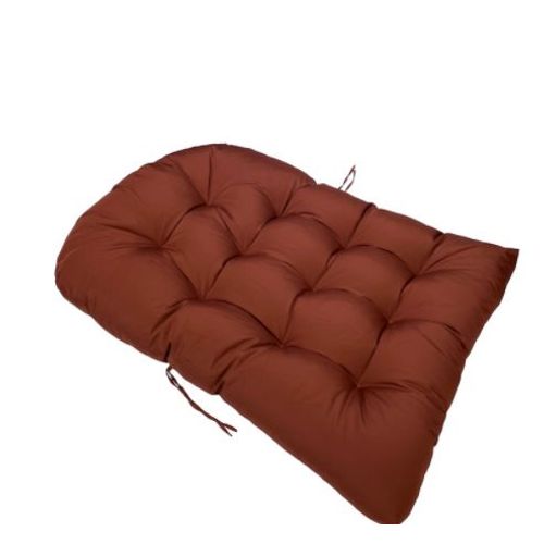 Coussin De Chaise Pour Meubles De Jardin Coussin De Panier D'oscillation, Meubles Patio Extérieur Panier Suspendu En Osier Chaise Pivotante Tear Drop Egg Chair Coussin, (90*120cm,Marron Foncé, 1 Pièce)