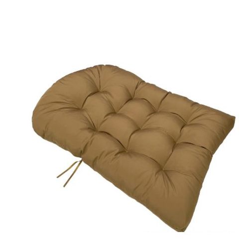 Coussin De Chaise Pour Meubles De Jardin Coussin De Panier D'oscillation, Meubles Patio Extérieur Panier Suspendu En Osier Chaise Pivotante Tear Drop Egg Chair Coussin, (90*120cm?Marron Clair, 1 Pièce)