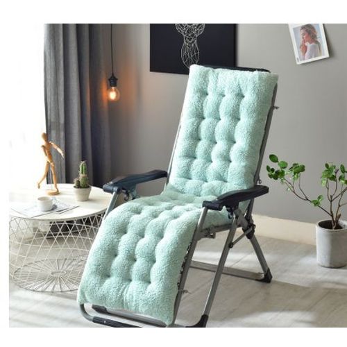 Épaissir Les Coussins De Chaise Inclinable À Bascule En Peluche,Coussins De Siège Coussin De Sol De Couleur Unie D'hiver Avec Attaches Pour Bureau Extérieur Orthopédique Coccyx Douleur Au Do.160*50*12cm,Bleu Aqua, 1 Pièce