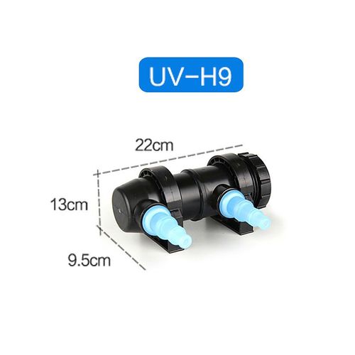 Lampe Uv Lampe Germicide Pour Aquarium De Poissons Stérilisation Des Algues Pour Réduire Les Algues Vertes Lampe De Désinfection Pour Aquarium De Poissons (Uv-H9)