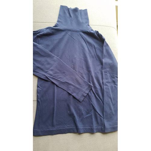 Sous-Pull Bleu Marine Fille 6 Ans