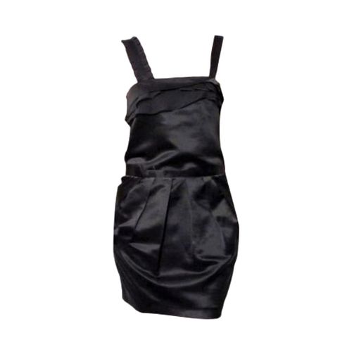 Robe En 100% Soie Anthracite À Bretelles- Taille 36- Neuf- Athé Vanessa Bruno