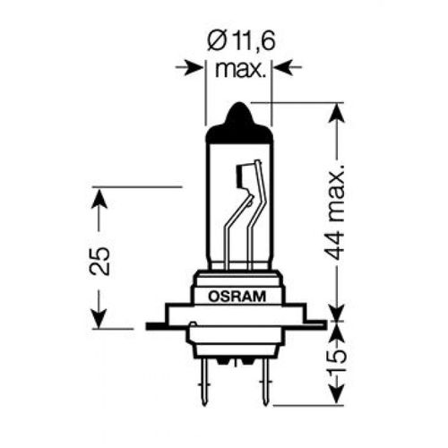 Ampoule Osram Pour Moto Yamaha 660 Xtz Tenere 2008 À 2016 Av Neuf