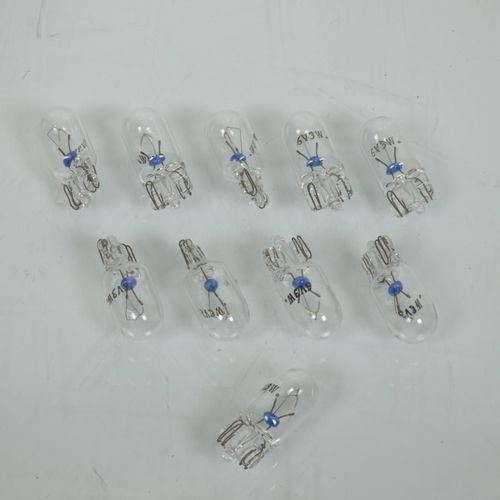 Boite De 10 Ampoule Lampe 6v 3w Flosser W2.1x9.5d Pour Moto Compteur Clignotant