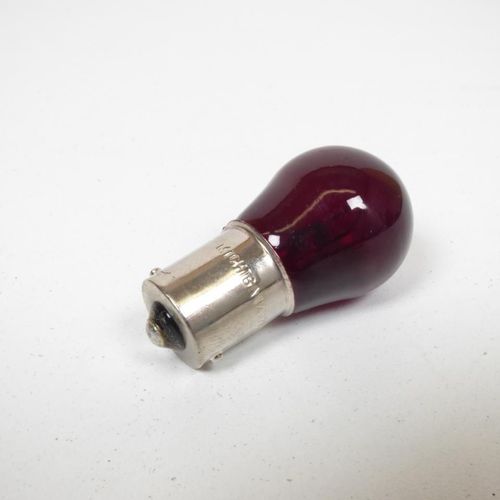 Ampoule De Feu Stop Pour Moto Scooter Quad 12v 21w Ba15s Verre Rouge Neuf