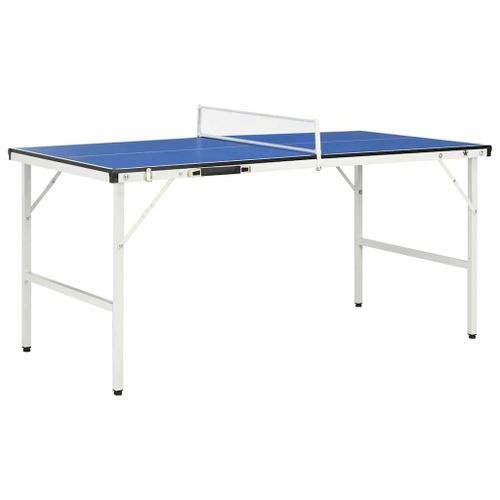TABLE DE PING PONG AVEC FILET 152X76X66 CM BLEU