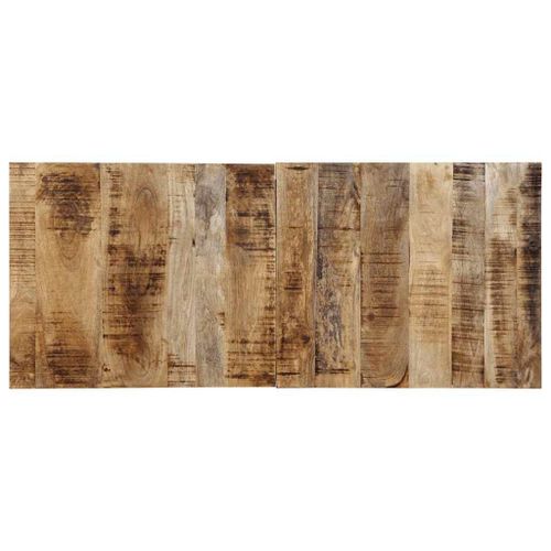 Vidaxl Tête De Lit 120 Cm Bois De Manguier Brut Massif