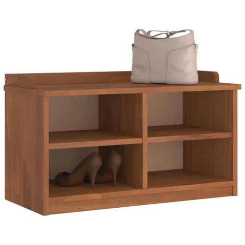 Vidaxl Banc De Couloir Sandnes 87x40x50 Cm Bois De Pin Massif