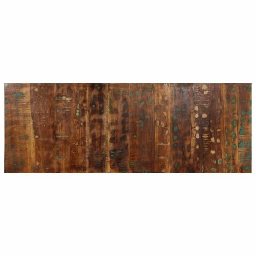 Vidaxl Tête De Lit Multicolore 140 Cm Bois Massif Récupération