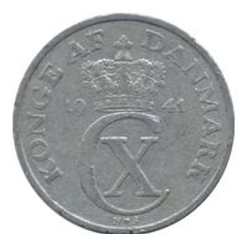 Pièce 5 Ore Danemark - 1941 Christian X