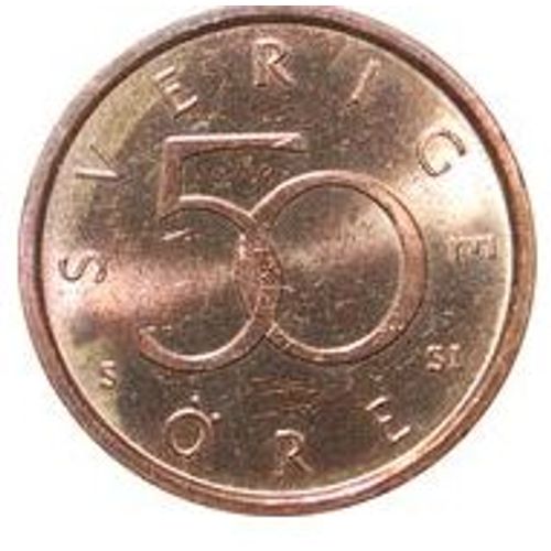 Pièce 50 Ore Suède - 2002 Carl Xvi Gustaf